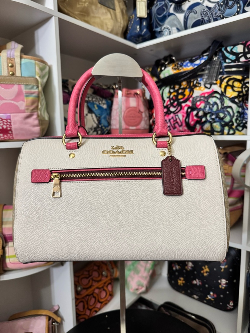 Coach Colorblock Rowan Satchel